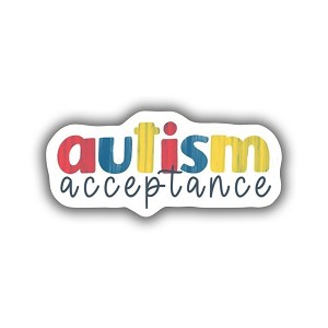 Autism Acceptance  Precision Cut Decal