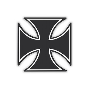 Iron Cross  Precision Cut Decal