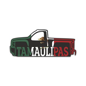 Tamaulipas Mexico Truck  Precision Cut Decal