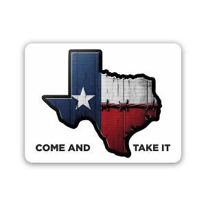 Come and Take It Texas Flag   Precision Cut Decal