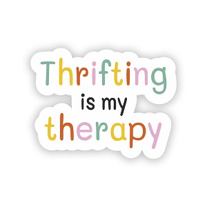 Thrifting is My Therapy   Precision Cut Decal