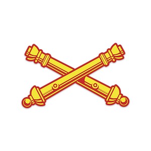 Field Artillery Army  Precision Cut Decal