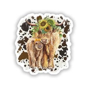 Highland Cow  Precision Cut Decal