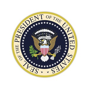 President of The United State Seal   Precision Cut Decal