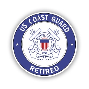 USCG Coast Guard   Precision Cut Decal
