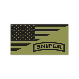Flag Army Sniper  Precision Cut Decal