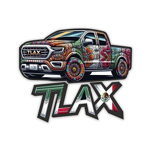 Tlaxcala Tlax Pride Pickup Truck    Precision Cut Decal