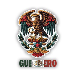 Pride Eagle Guerrero GRO  Precision Cut Decal
