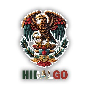 Pride Eagle Hidalgo HGO Mexico  Precision Cut Decal