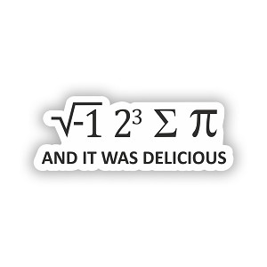 Math Equation   Precision Cut Decal