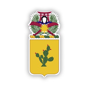 12th Cavalry Regiment COA Army Fort Hood    Precision Cut Decal