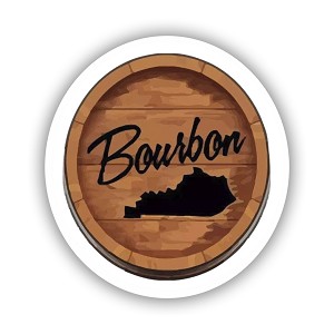 Kentucky Bourbon  Sticker (Peel' N Stick)