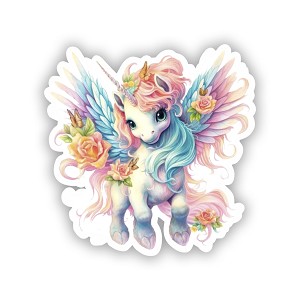  Winged Unicorn    Precision Cut Decal