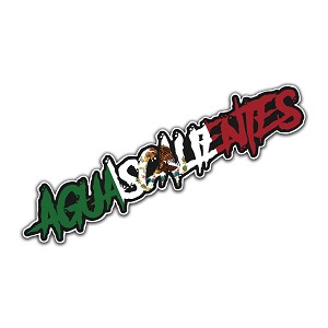 Aguascalientes AGS Mexico   Precision Cut Decal