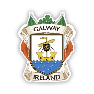 County Galway Ireland   Precision Cut Decal