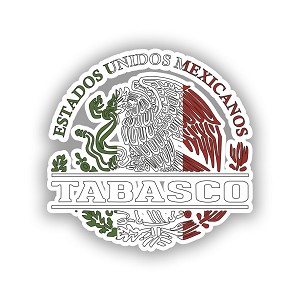 Tabasco Mexico  Precision Cut Decal