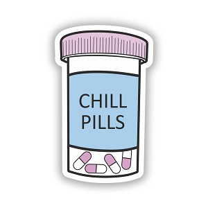 Chill Pill     Sticker (Peel' N Stick)