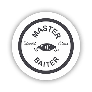 Master Baiter  Sticker (Peel' N Stick)