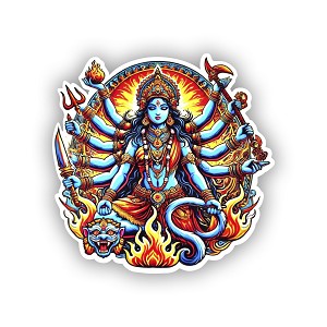 Kali Hindu Goddess Precision Cut Decal
