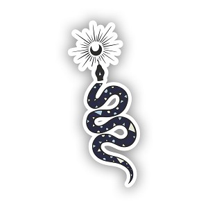 Celestial Snake Holographic Precision Cut Decal