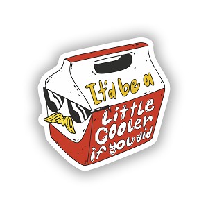 It'd be a little cooler if You did Sticker (Peel' N Stick)