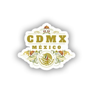 CDMX Ciudad de Mexico, Mexico City  Sticker (Peel' N Stick)