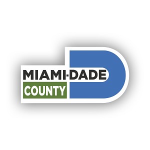 Miami Dade County  Sticker (Peel' N Stick)