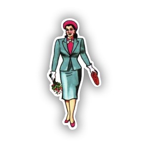 La Dama Loteria  Precision Cut Decal
