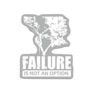 Failure is not an Option Precision Cut Decal