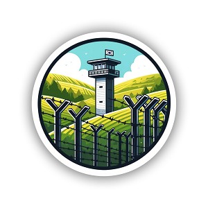 Korean DMZ  Sticker (Peel' N Stick)