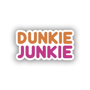 Dunkie Junkie   Sticker (Peel' N Stick)