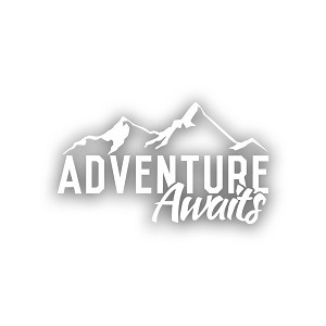 Adventure Awaits   Precision Cut Decal