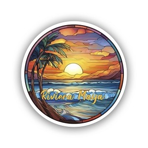 Riviera Maya Vacation Caribbean Trip   Precision Cut Decal