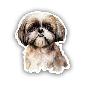 Shih Tzu Dog  Precision Cut Decal