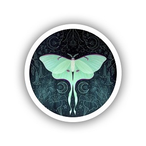 Luna Moth  Sticker (Peel N'Stick)