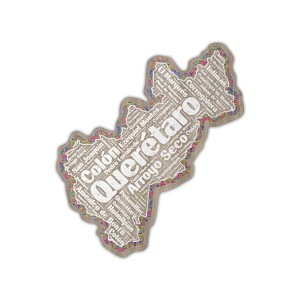 Queretaro and its Municipalities  Precision Cut Decal