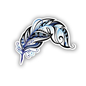 Feather  Precision Cut Decal