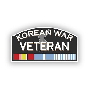 Korean War Veteran  Precision Cut Decal