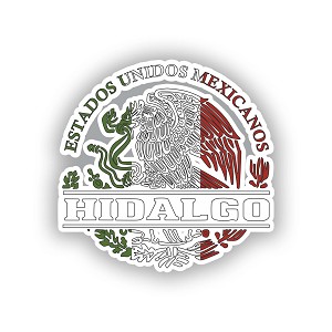 Hidalgo Mexico  Precision Cut Decal