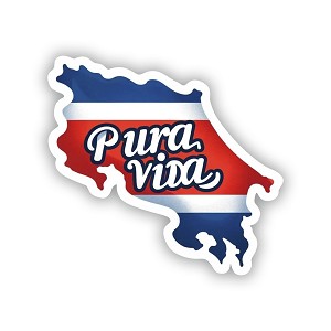 Pura Vida Adventure Costa Rica  Precision Cut Decal