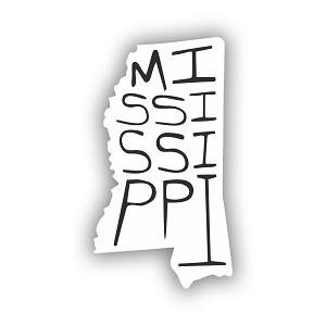 Mississippi USA  Precision Cut Decal