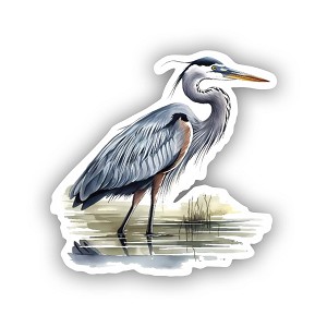 Heron Bird Precision Cut Decal 