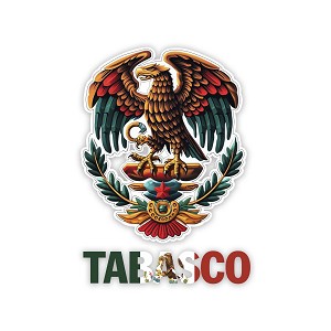 Pride Eagle Tabasco TAB Mexico  Precision Cut Decal