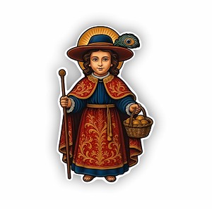 Santo Niño de Atocha Precision Cut Decal 