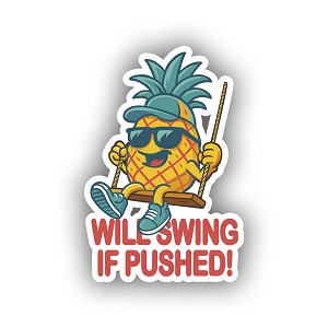 Pineapple Swinger Precision Cut  Decal