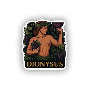 Dionysus Greek God  Precision Cut Decal