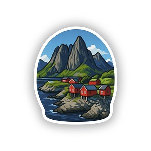 Lofoten Islands  Precision Cut Decal