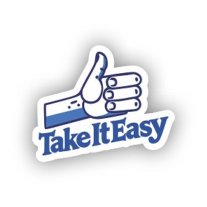 Take It Easy Precision Cut Decal 