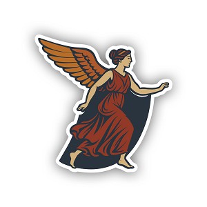 Greek Goddess Nike Victory Wings  Precision Cut Decal
