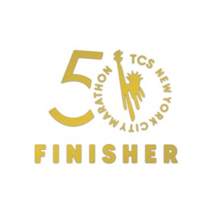 TCS NYC Marathon 2023 Finisher  Precision Cut Decal